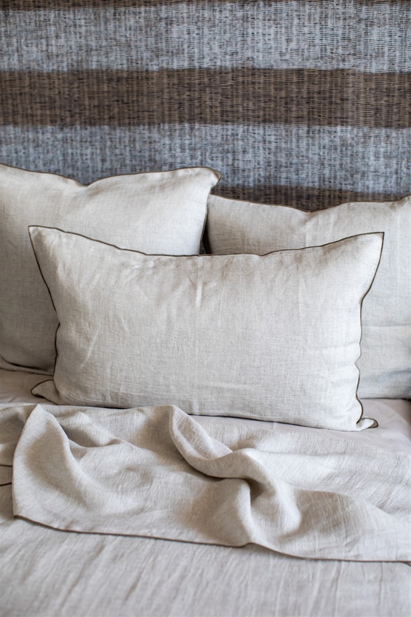 Jacquard Linen Pillowcase