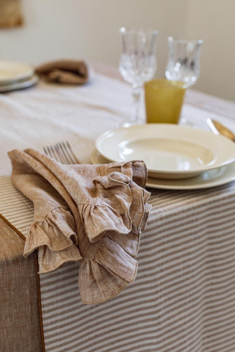 Serviette de table en lin Gitane