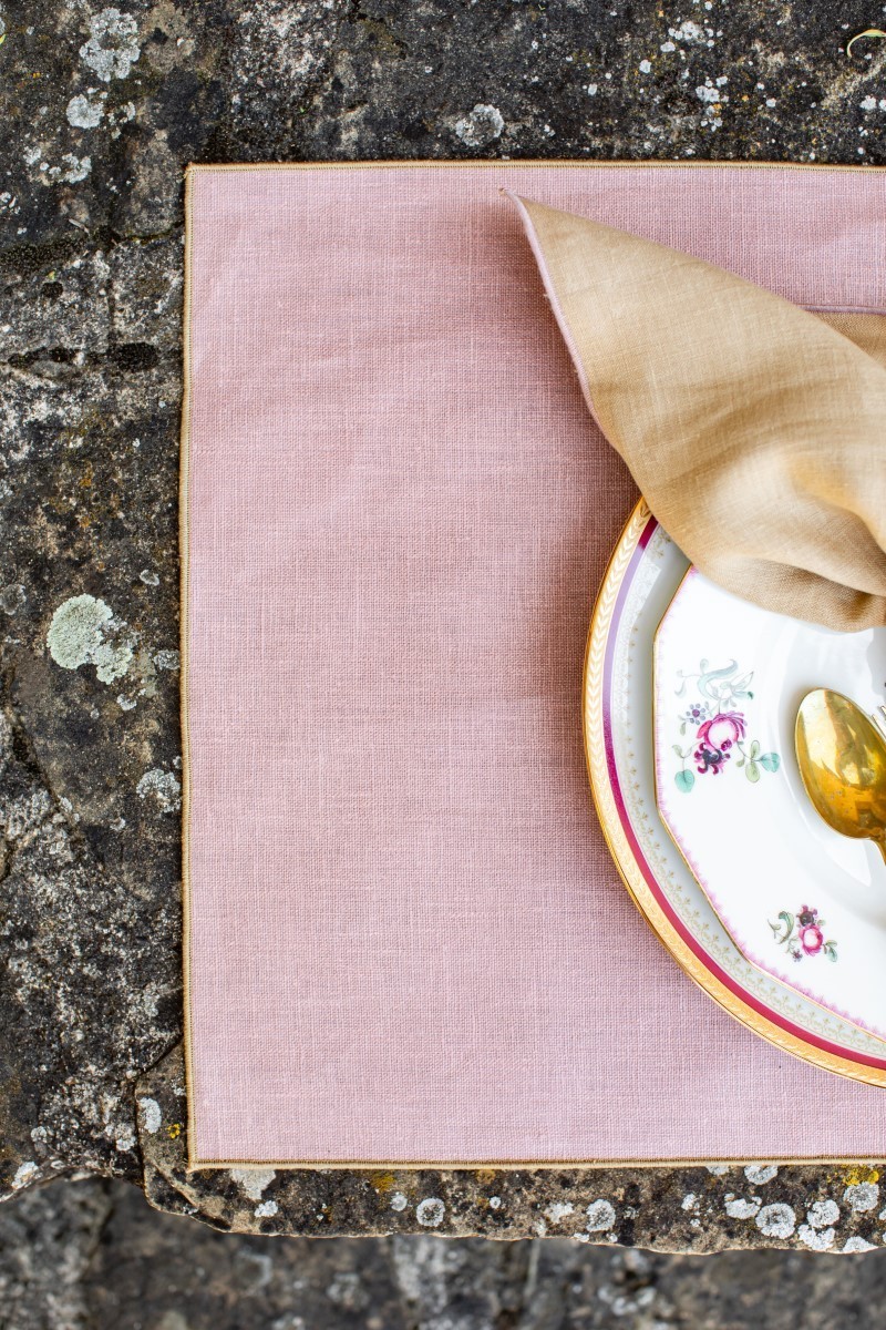 Linen Placemat Stain Resistant