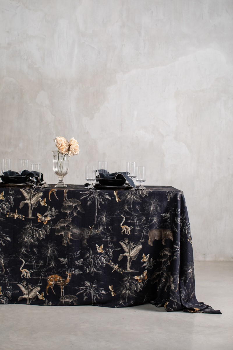 Nappe en lin viscose