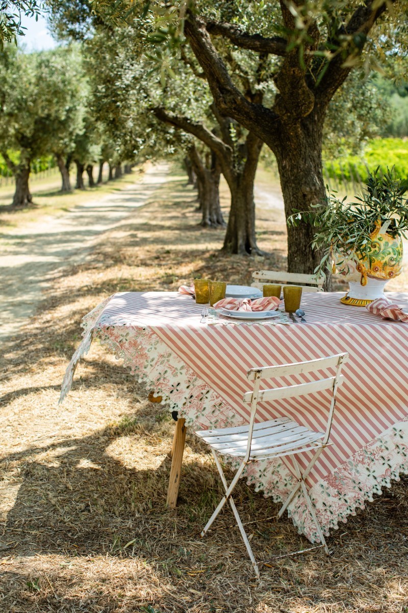 Nappe en coton Amalfi enduit