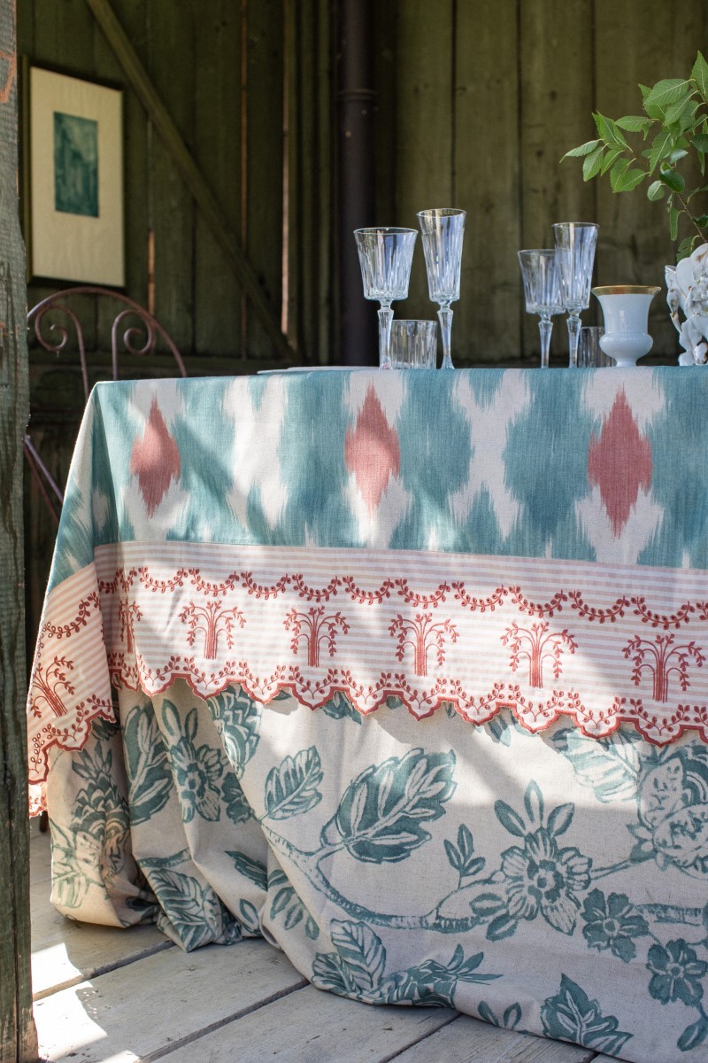 Eden Stain-Free Cotton Tablecloth