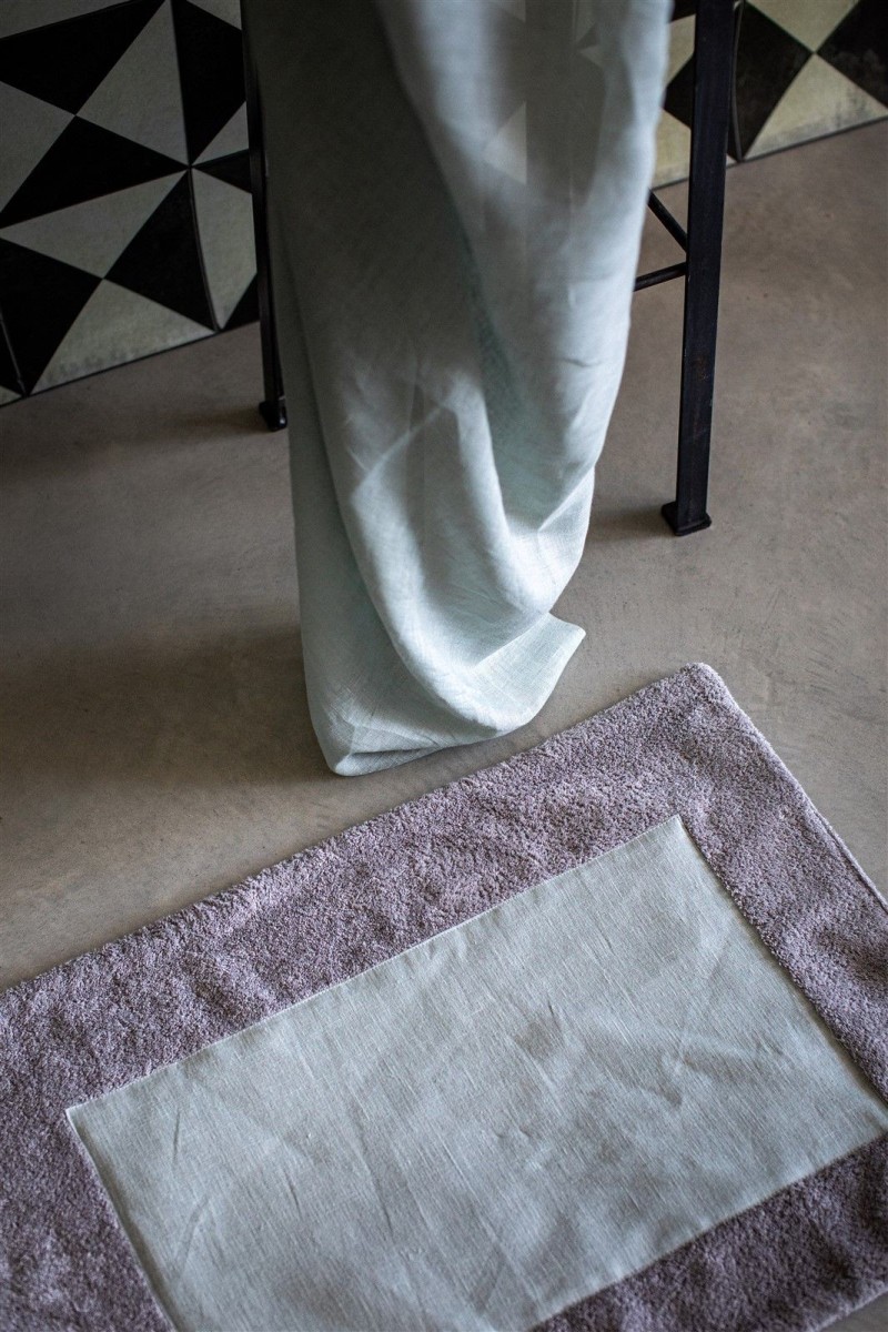 Tapis de salle de bains en coton Bauhaus