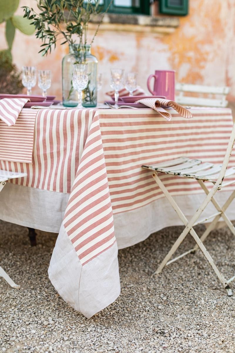 Stain Resistant Cotton Bauhaus Tablecloth