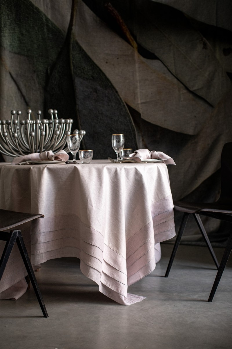 Stain Resistant Linen Sfogliatella Tablecloth