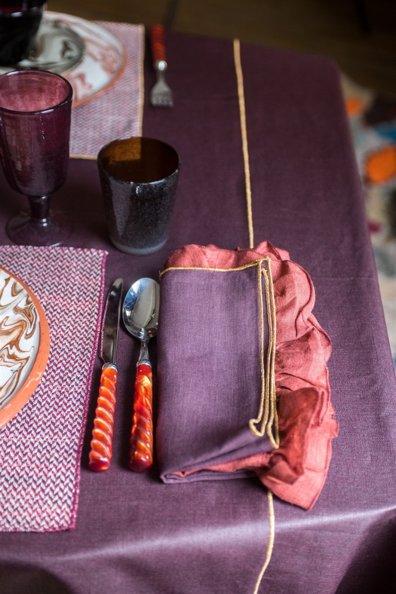 Linen Sfogliatella Tablecloth