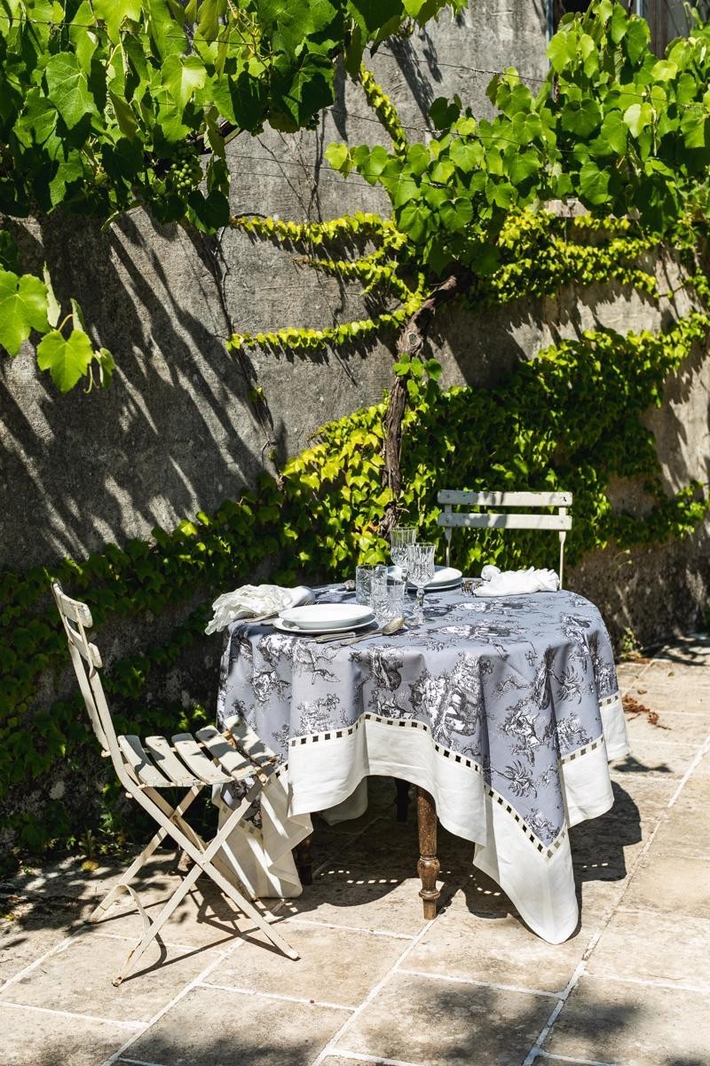 Nappe en cotton enduit Riviera