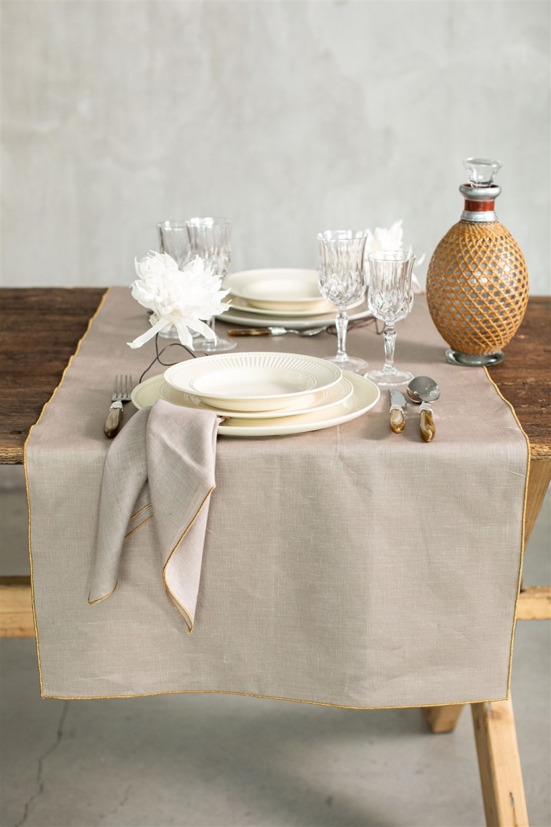 Stain Resistant Linen Runner