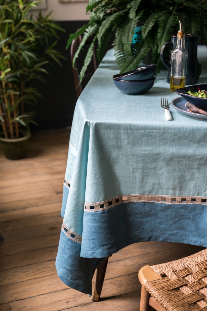 Riviera Linen Tablecloth +