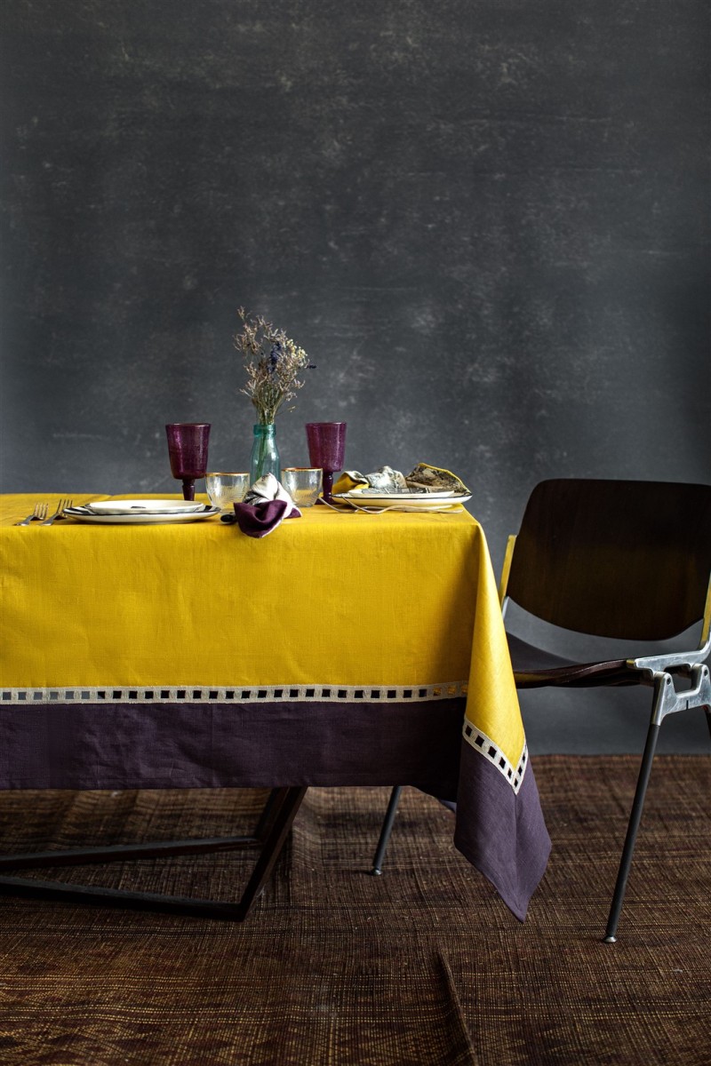 Riviera Linen Tablecloth +