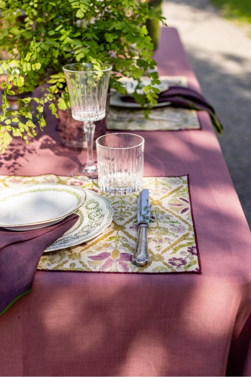 Placemat in Stain Resistant Cotton Filo