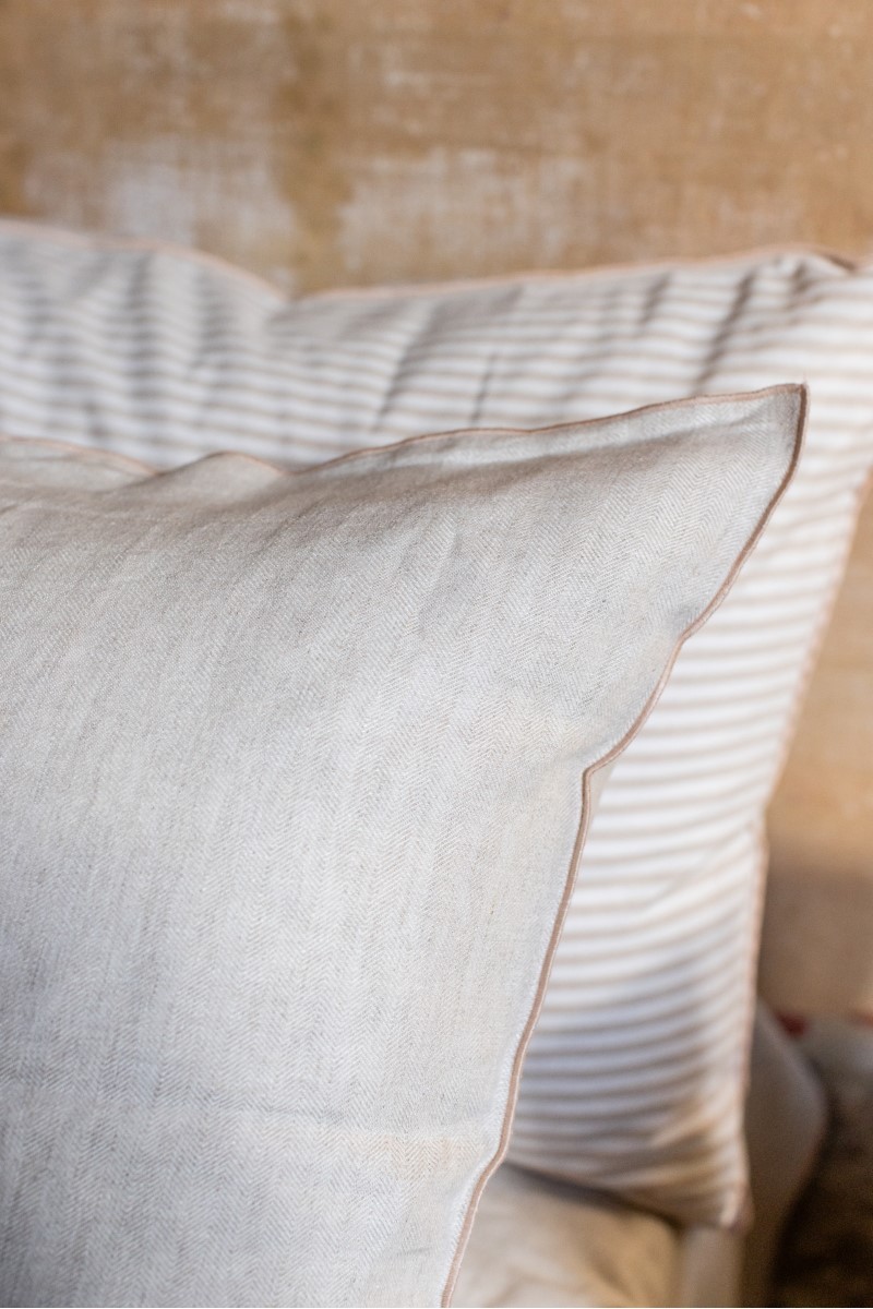 Jacquard Linen Pillowcase