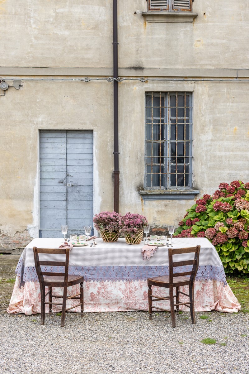 Nappe en coton Amalfi enduit