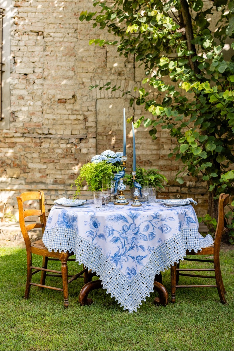 Nappe en coton Amalfi enduit