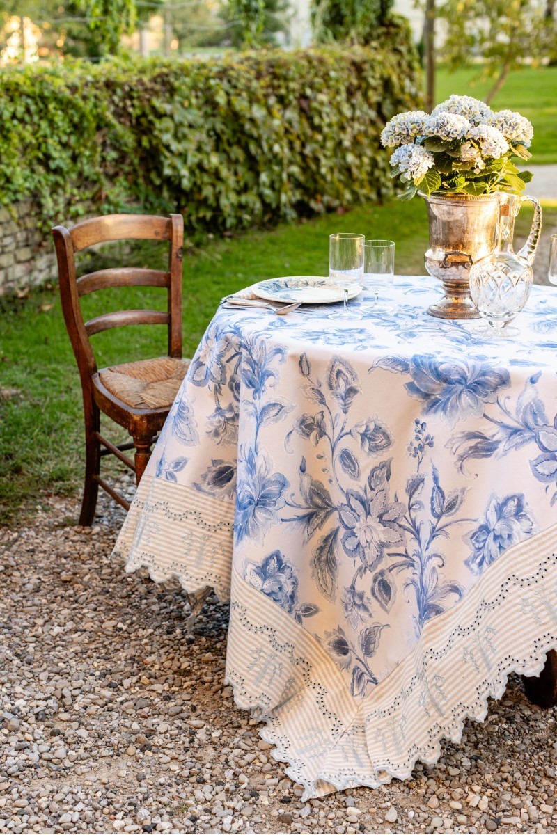 Eden Stain-Free Cotton Tablecloth