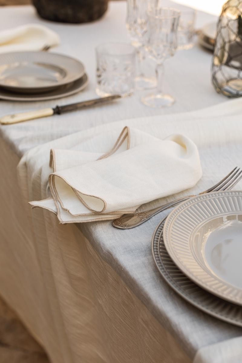 Linen Filo Jaquard Napkin