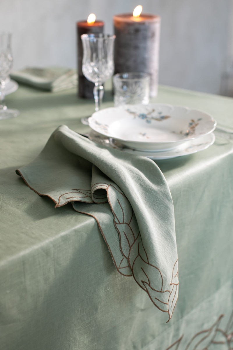 Serviette de table en lin de Venise