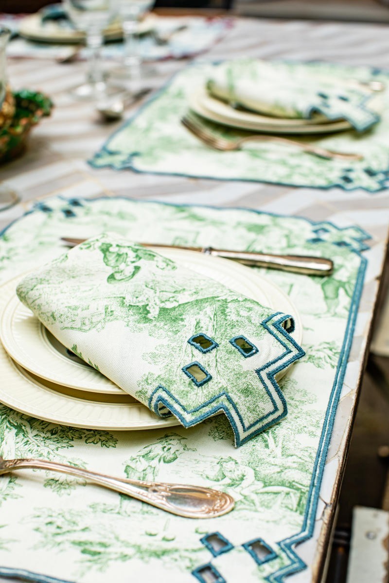 Serviette de table en coton Lea