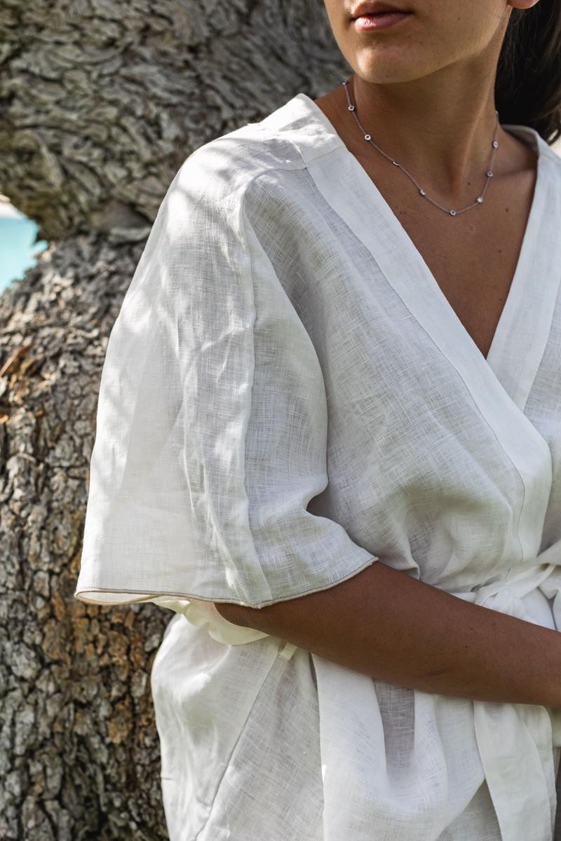 Linen Filo Bathrobe