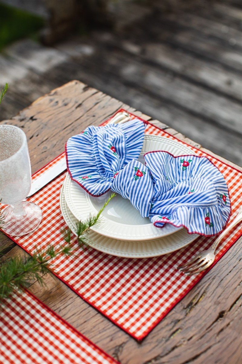 Placemat in Stain Resistant Cotton Filo