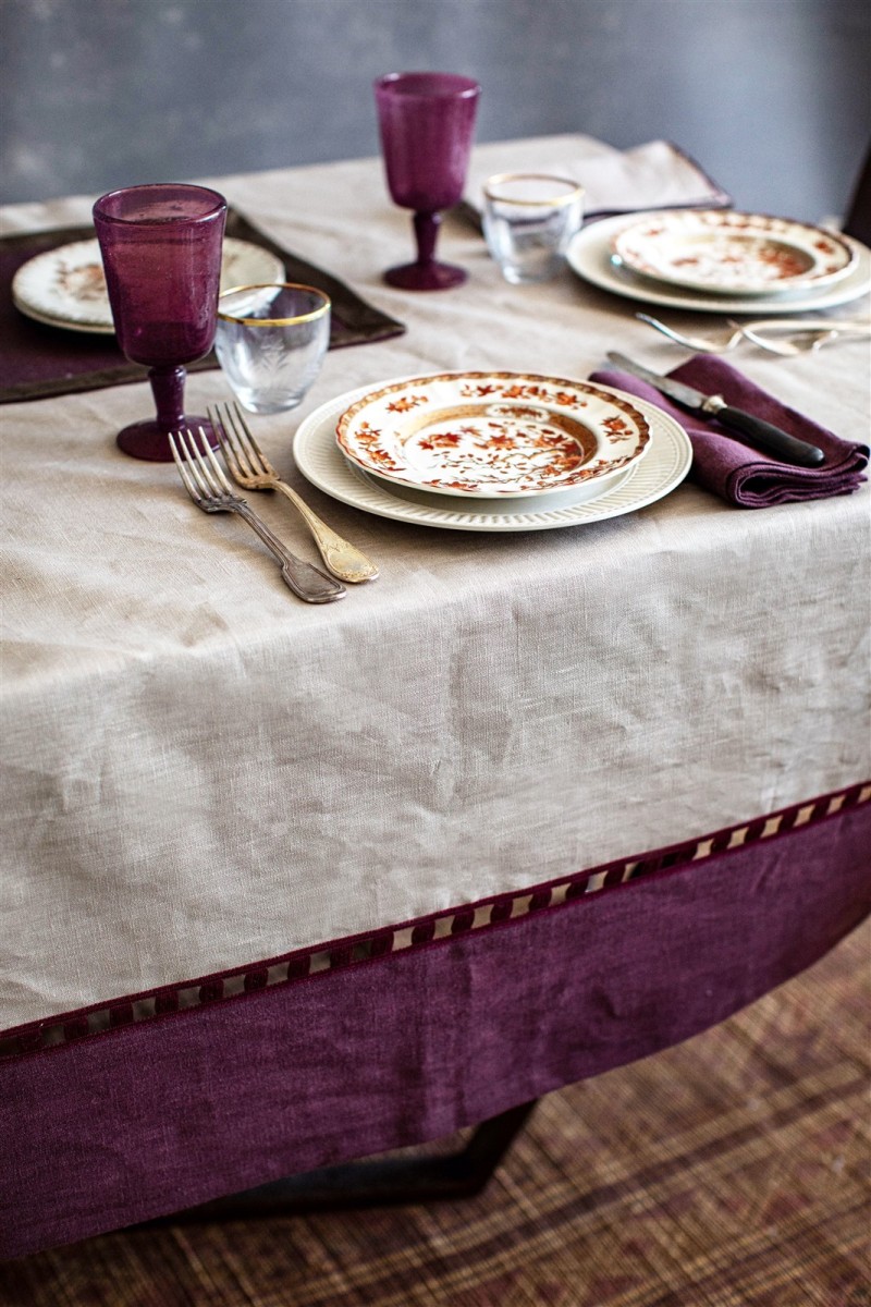 Serviette de table en pur lin