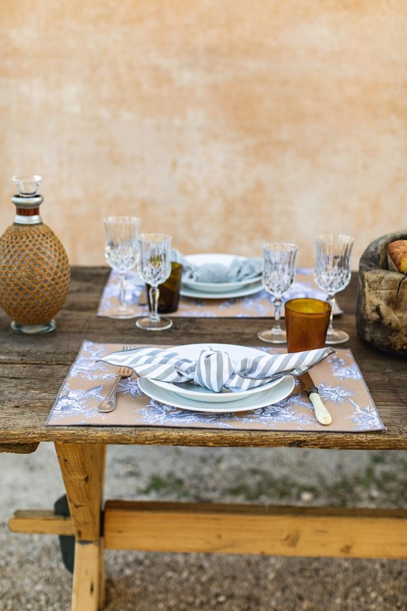 Set de table Stranded en coton antitache