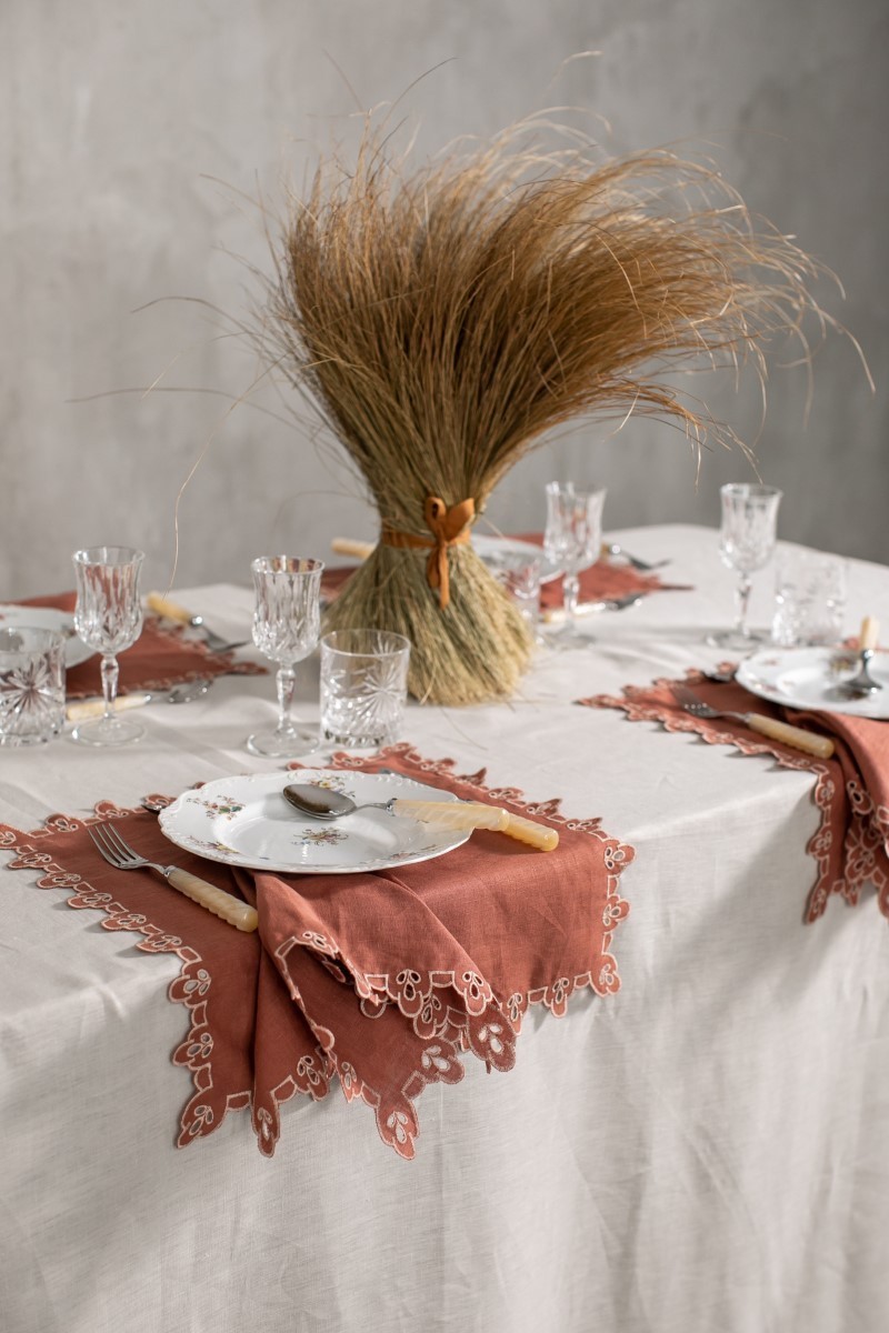 Set de table Amalfi en lin antitache