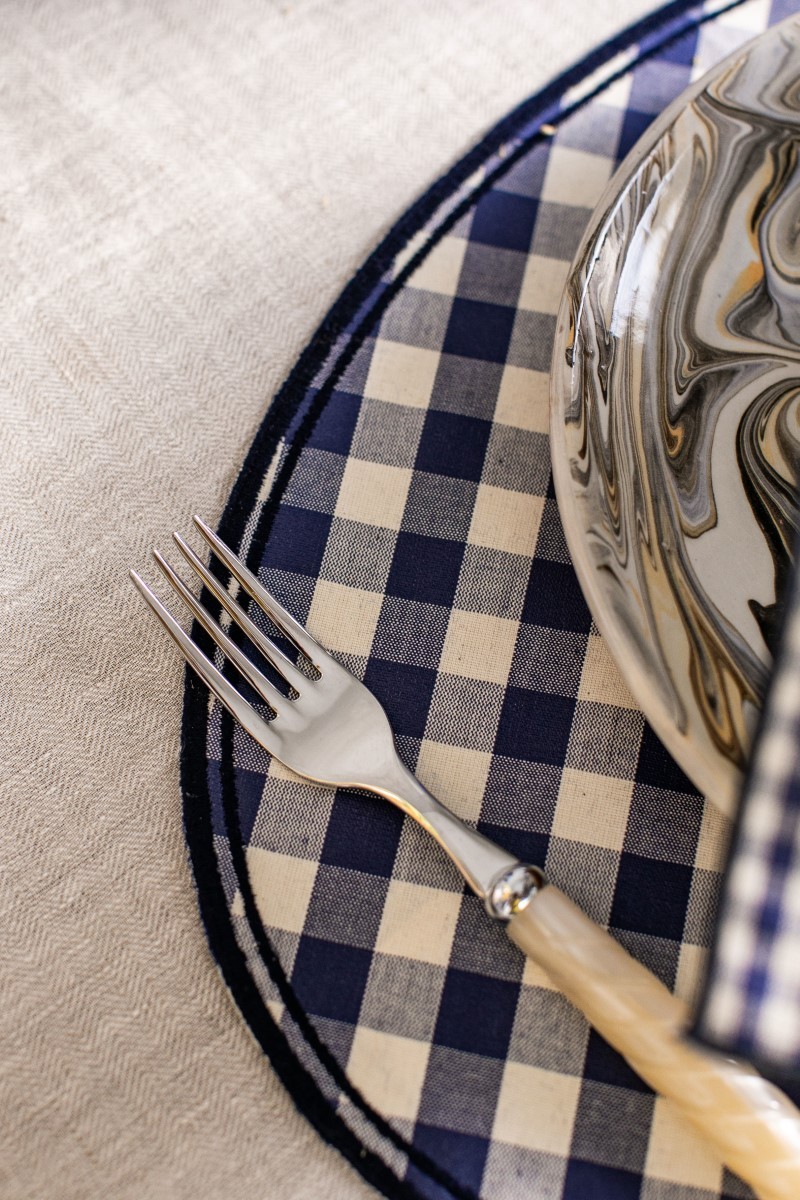 Placemat in Stain Resistant Cotton Filo