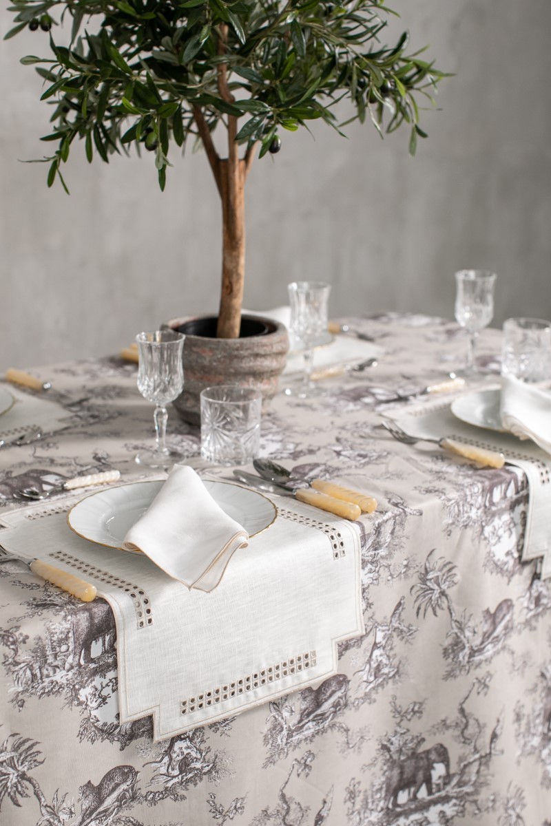 Stain Resistant Linen Erica Placemat