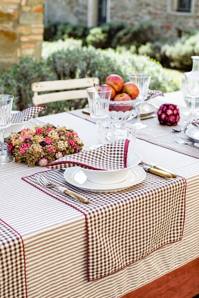 Set de table Stranded en coton antitache