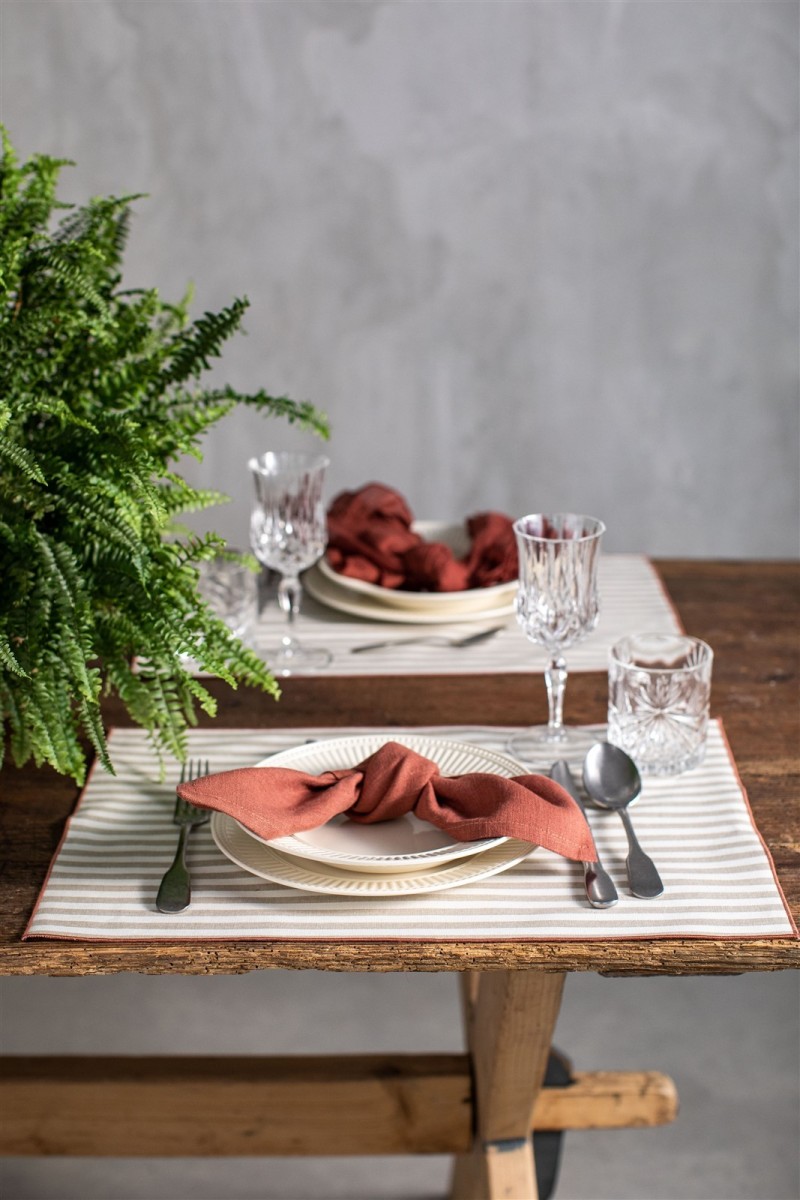 Strand Placemat in Stain Resistant Cotton