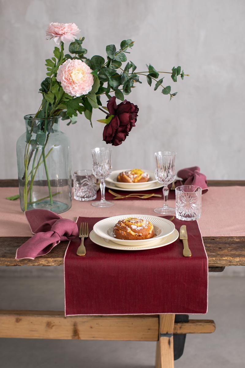 Linen Placemat Stain Resistant Filo