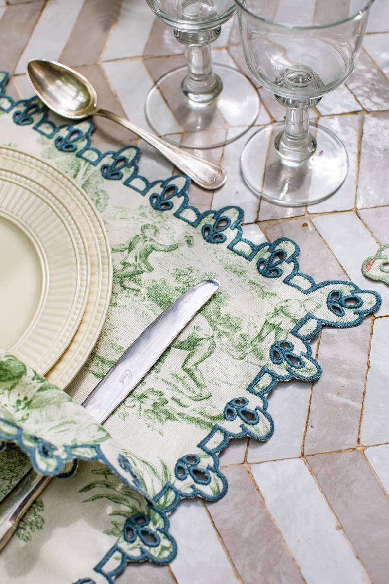 Amalfi Placemat in Stain Resistant Cotton