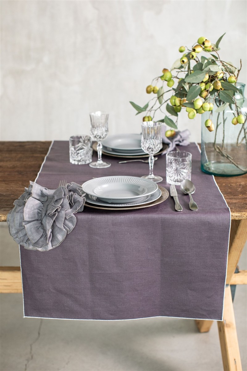 Stain Resistant Linen Runner