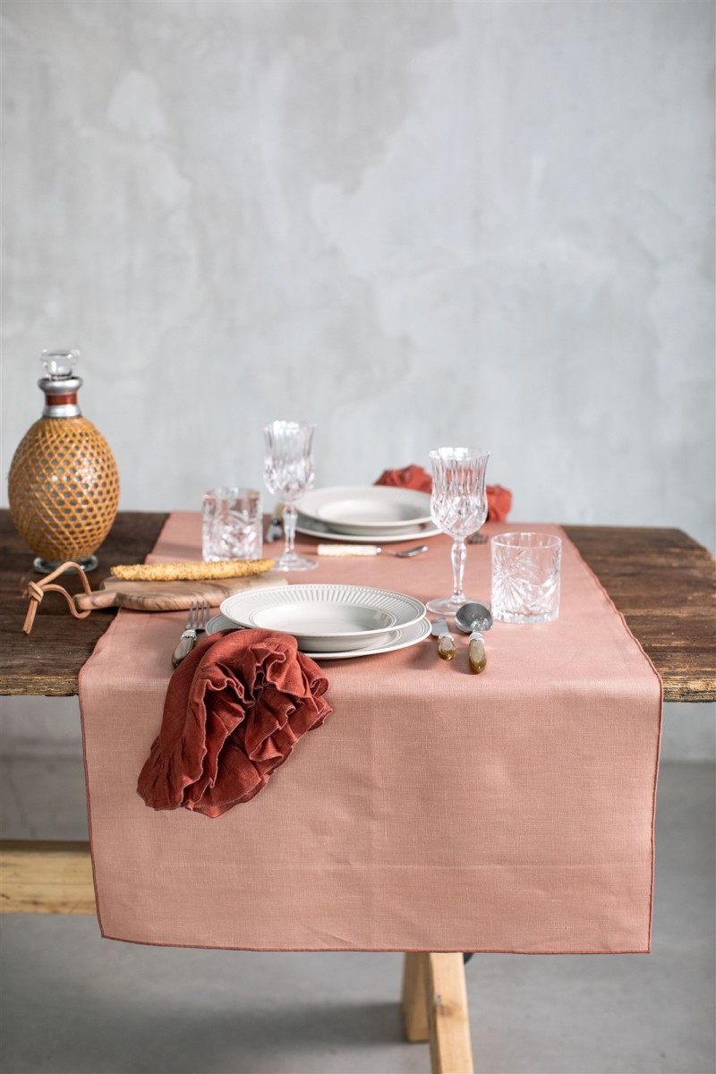 Stain Resistant Linen Runner