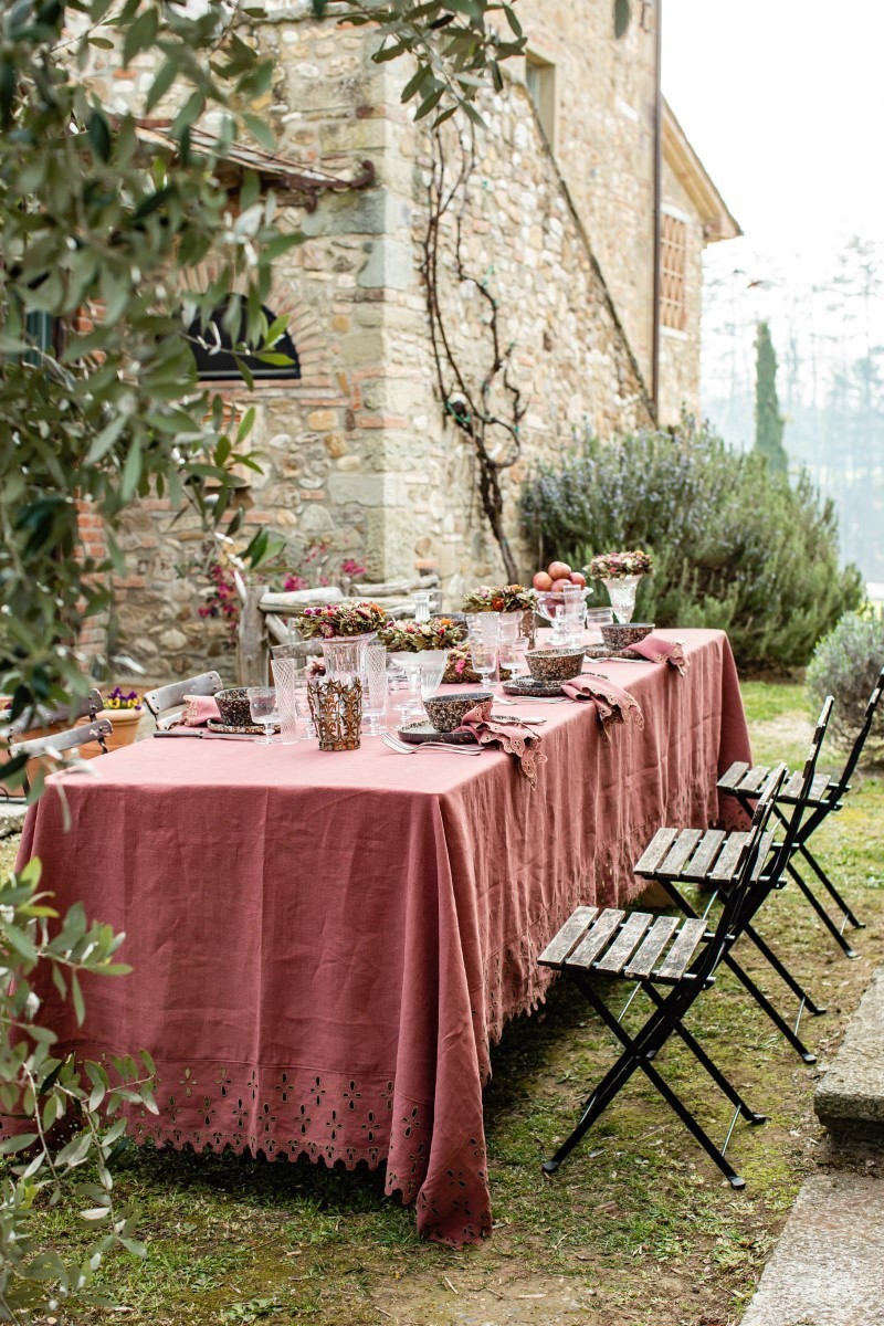 Serviette de table en lin Amalfi