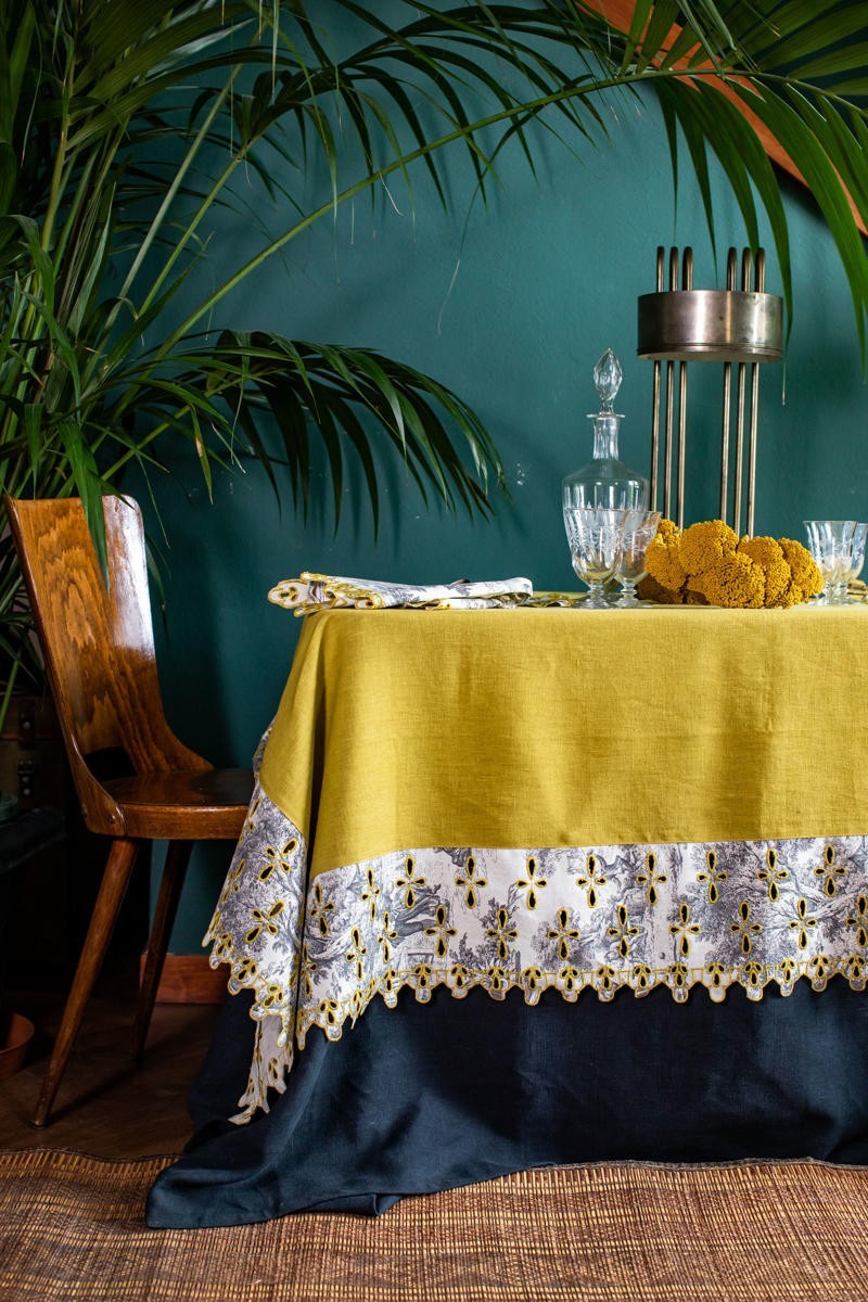 Amalfi Linen Tablecloth