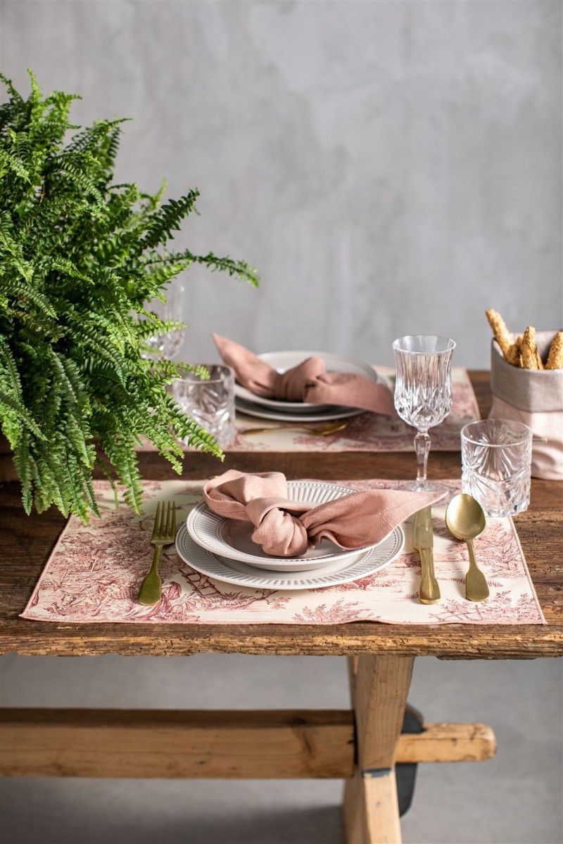 Set de table Stranded en coton antitache