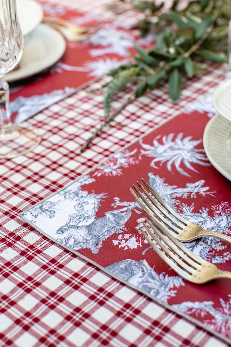 Set de table Stranded en coton antitache