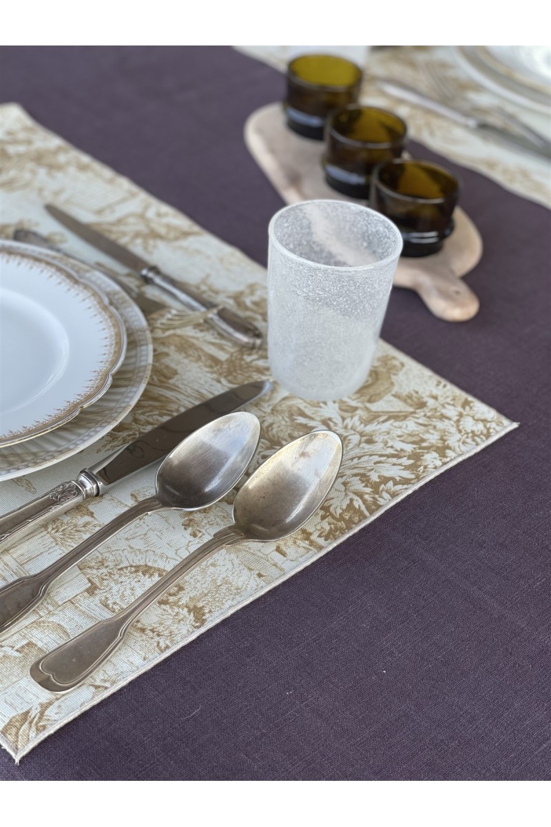 Placemat in Stain Resistant Cotton Filo