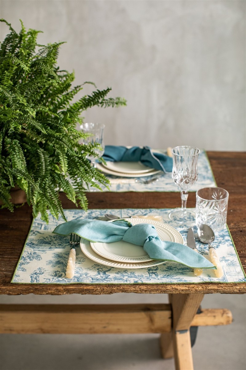 Linen Placemat Stain Resistant