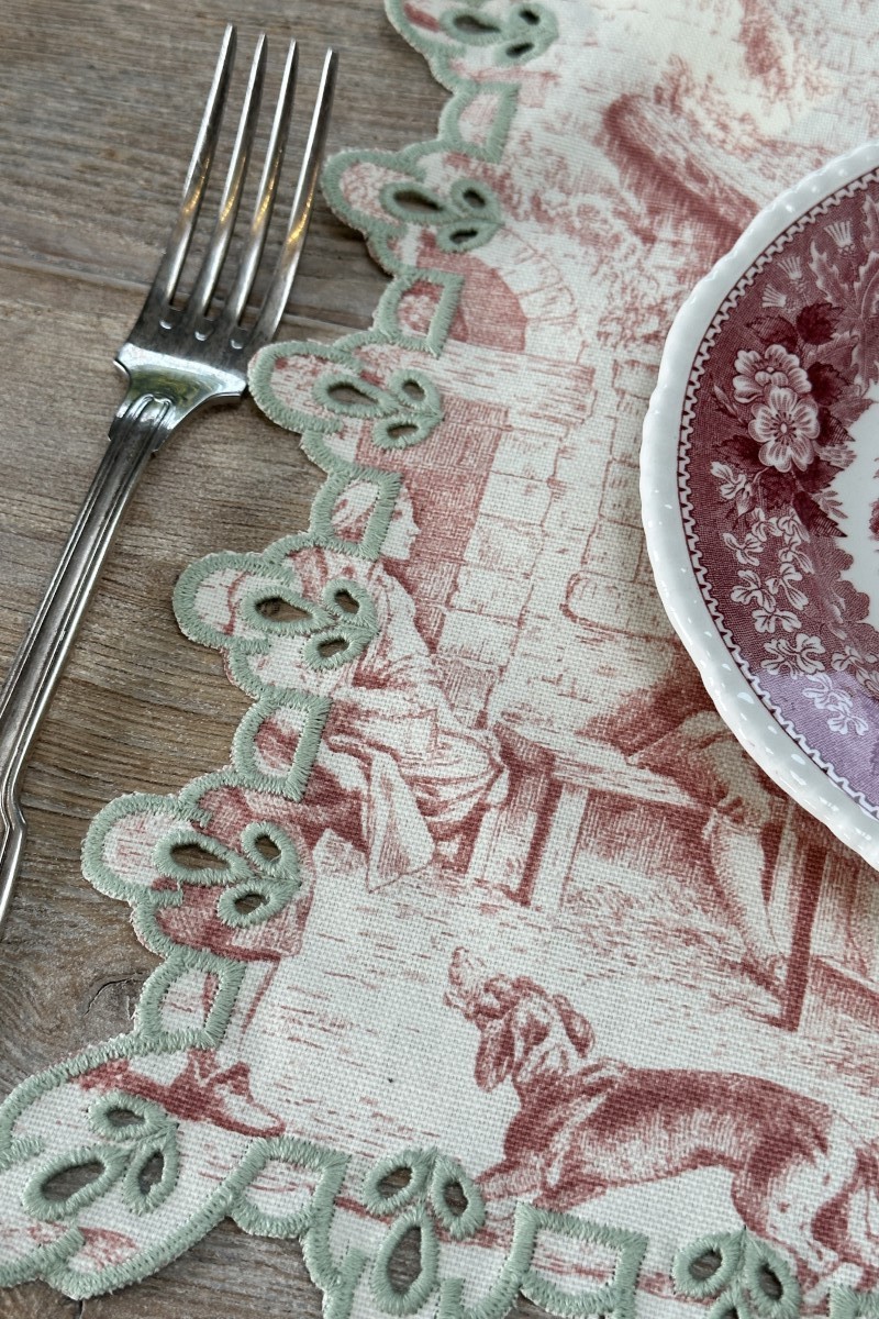 Amalfi Placemat in Stain Resistant Cotton