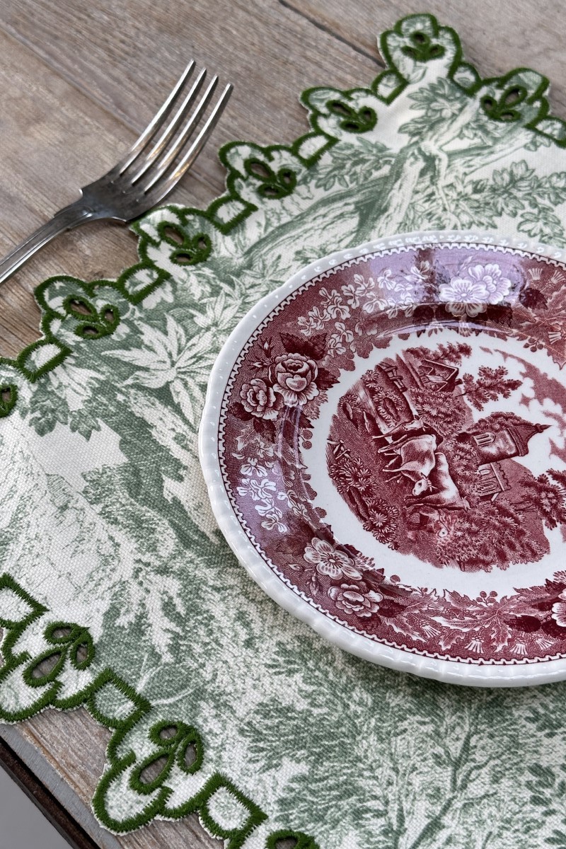 Amalfi Placemat in Stain Resistant Cotton