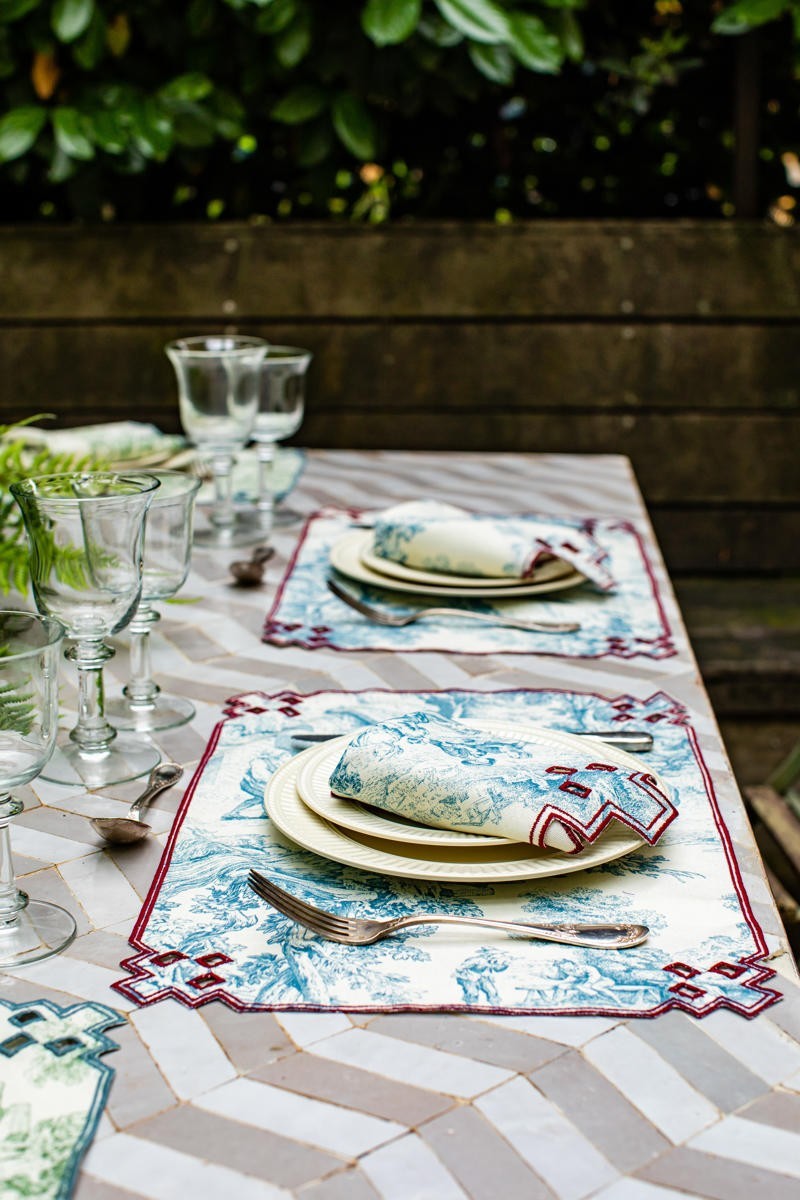 Lea Placemat in Stain Resistant Cotton