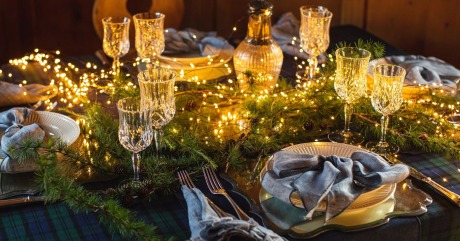 How to illuminate the Christmas table