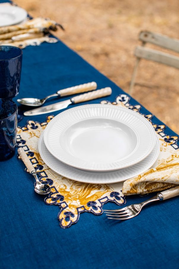 Set de table Amalfi en coton antitache